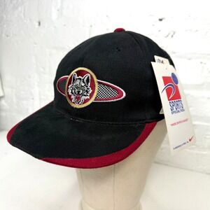 Vintage Chicago Wolves IHL Hockey Sports Specialties Hook & Loop Back Hat NEW